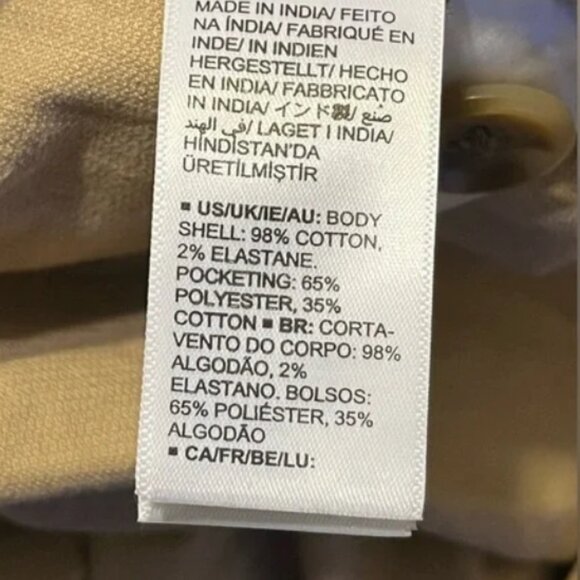 NWT MAKING THE CUT - Deconstructed Halter Jumpsuit Corduroy - Beige/Khaki - 2x - Picture 7 of 12